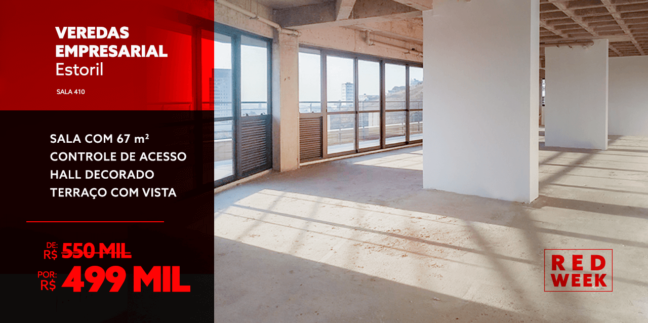 Veredas Empresarial • Estoril • 67 m² • R$ 449 mil