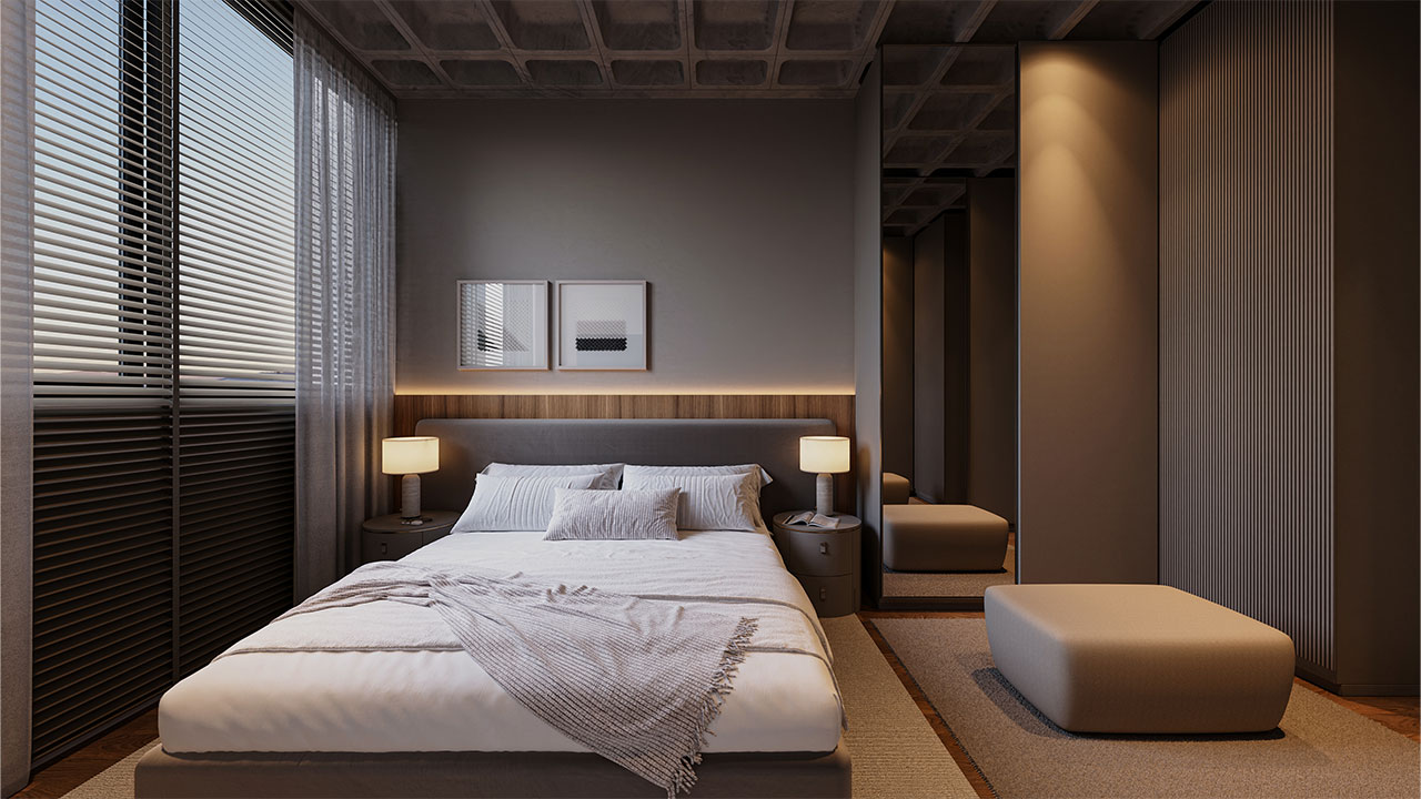 Opções com suíte e closet